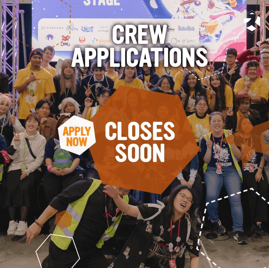 Crew Applications for 2024 has extended! SMASH! Anime Convention